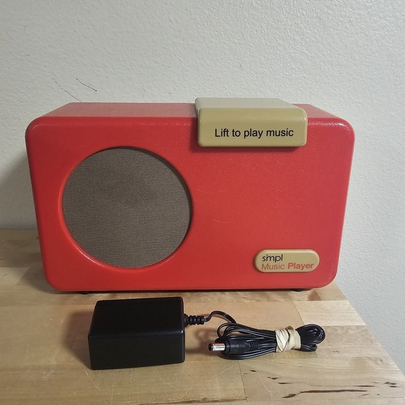 Simple SMPL Music Player Red MP3 Music Box for Alzheimer's & Dementia Patients - Picture 1 of 13